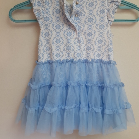 💥💥Little Me Blue and white Childs dress - Picture 3 of 4